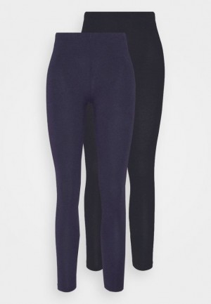 Anna Field 2 Pack Leggings Trousers Långbyxor Dam Svarta | KXF-740813