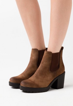 Anna Field Ankle Boots Stövletter Dam Bruna | LAN-328907