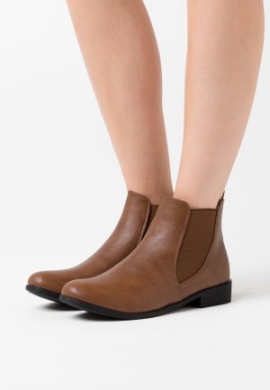 Anna Field Ankle Boots Stövletter Dam Bruna | DQT-721956