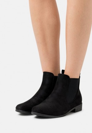 Anna Field Ankle Boots Stövletter Dam Svarta | IHX-604519