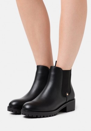 Anna Field Ankle Boots Stövletter Dam Svarta | IEQ-084569