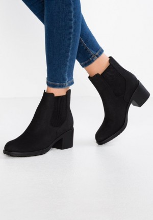 Anna Field Ankle Boots Stövletter Dam Svarta | HUN-823510