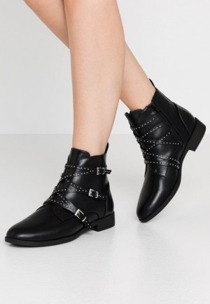 Anna Field Ankle Boots Stövletter Dam Svarta | GDH-498705