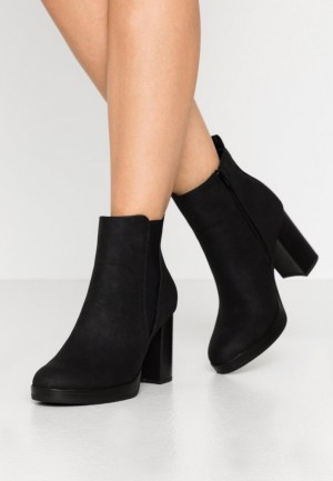 Anna Field Ankle Boots Stövletter Dam Svarta | EUF-367985