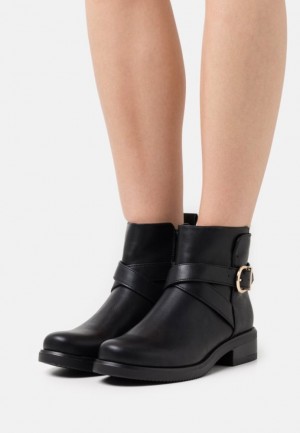 Anna Field Ankle Boots Stövletter Dam Svarta | URT-916372