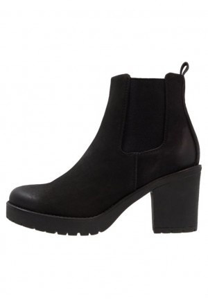 Anna Field Ankle Boots Stövletter Dam Svarta | SWC-251947