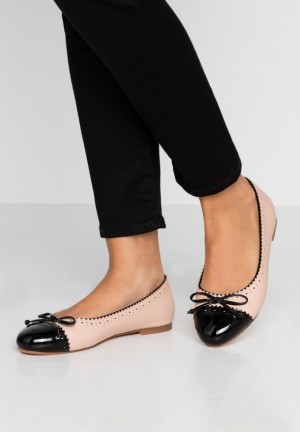 Anna Field Ballet Pumps Ballerina Dam Beige | QBM-497012