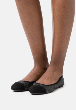Anna Field Ballet Pumps Ballerina Dam Svarta | JNW-981073