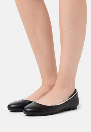 Anna Field Ballet Pumps Ballerina Dam Svarta | GJA-214865