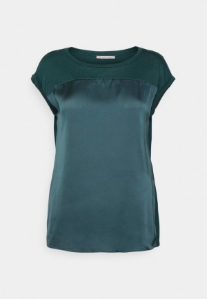 Anna Field Basic T Shirt Skjorta Dam Mörkgröna | GVL-903521