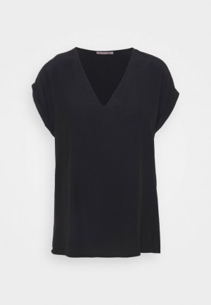Anna Field Basic T Shirt Skjorta Dam Svarta | NDF-852167