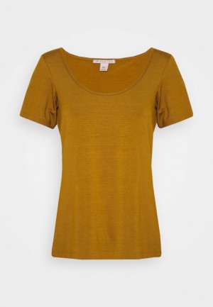 Anna Field Basic T Shirt T-shirt Dam Bruna | OHF-690385