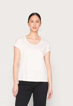 Anna Field Basic T Shirt T-shirt Dam Bruna | LIY-894631