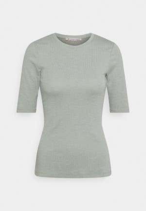 Anna Field Basic T Shirt T-shirt Dam Ljusgröna | KAX-624978