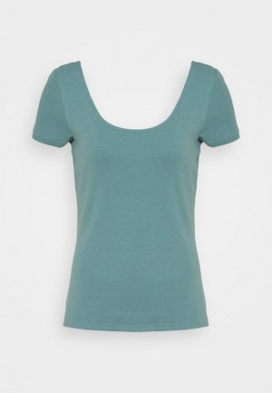 Anna Field Basic T Shirt T-shirt Dam Ljusblå | CFA-865379