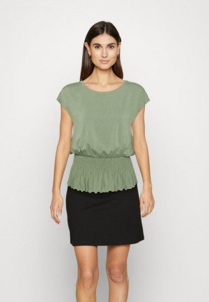 Anna Field Basic T Shirt T-shirt Dam Ljusgröna | ULQ-237641