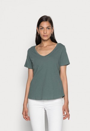 Anna Field Basic T Shirt T-shirt Dam Ljusgröna | PUJ-201589
