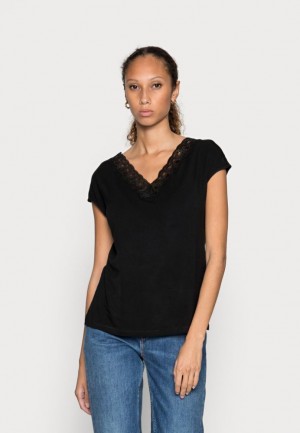 Anna Field Basic T Shirt T-shirt Dam Svarta | IRQ-253907