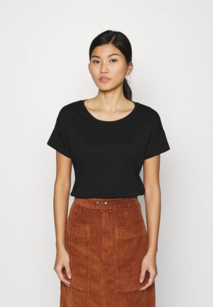 Anna Field Basic T Shirt T-shirt Dam Svarta | HTD-910438