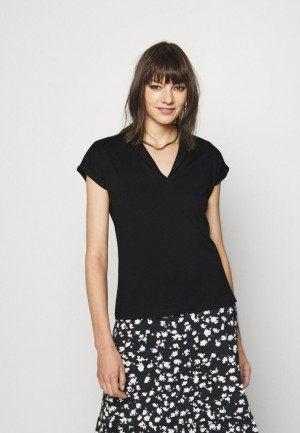 Anna Field Basic T Shirt T-shirt Dam Svarta | EOV-938416
