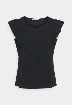 Anna Field Basic T Shirt T-shirt Dam Svarta | WUL-526314
