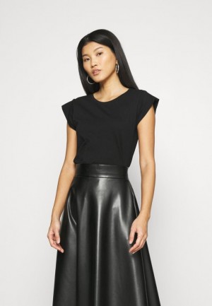 Anna Field Basic T Shirt T-shirt Dam Svarta | VLW-845261