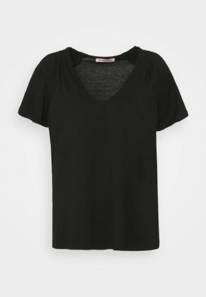 Anna Field Basic T Shirt T-shirt Dam Svarta | QTY-548309