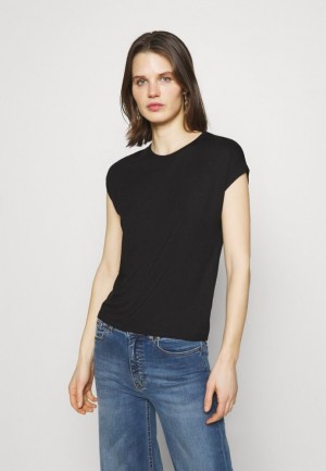 Anna Field Basic T Shirt T-shirt Dam Svarta | PNC-319752