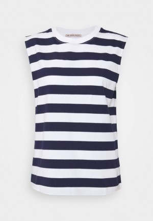 Anna Field Basic T Shirt T-shirt Dam Vita | LDP-936827