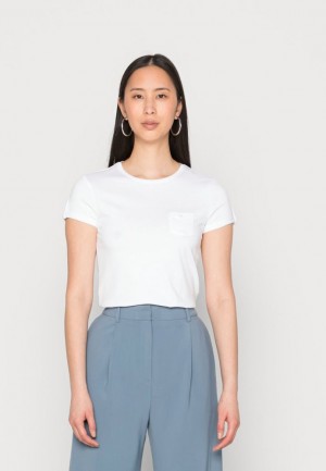 Anna Field Basic T Shirt T-shirt Dam Vita | KWN-249561