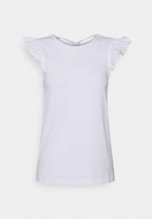 Anna Field Basic T Shirt T-shirt Dam Vita | JOQ-410526