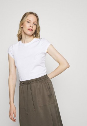 Anna Field Basic T Shirt T-shirt Dam Vita | GME-074936