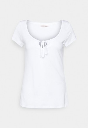 Anna Field Basic T Shirt T-shirt Dam Vita | UNO-286710