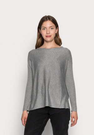Anna Field Batwing Jumper Boatneck Jumper Pullover Dam Grå | KIH-620495