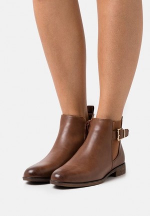 Anna Field Bekvämlighet Ankle Boots Stövletter Dam Bruna | KQU-358920