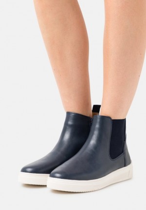 Anna Field Bekvämlighet Ankle Boots Stövletter Dam Mörkblå | JVH-127035