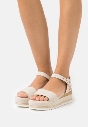 Anna Field Bekvämlighet Espadrilles Sandaler Dam Beige | MZK-507312