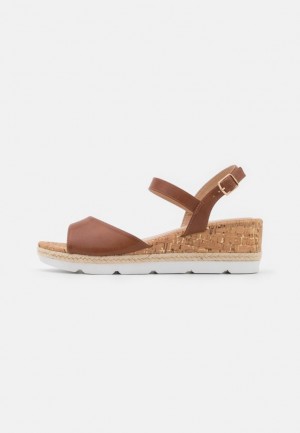Anna Field Bekvämlighet Espadrilles Sandaler Dam Bruna | UCY-578162