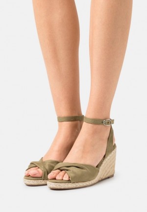 Anna Field Bekvämlighet Espadrilles Sandaler Dam Khaki | RBI-930658