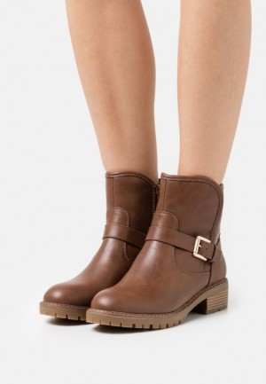 Anna Field Bekvämlighet Klassiska Ankle Boots Stövletter Dam Bruna | CYB-175483