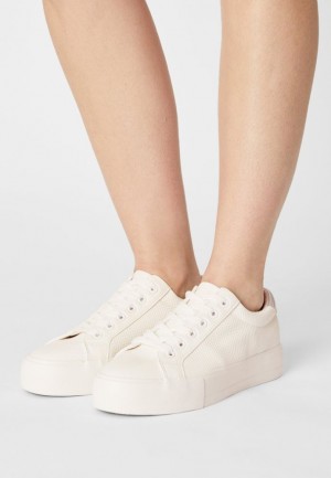 Anna Field Bekvämlighet Trainers Sneakers Dam Vita | LRJ-317482