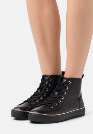 Anna Field Bekvämlighet Trainers Sneakers Dam Svarta | GHT-026485