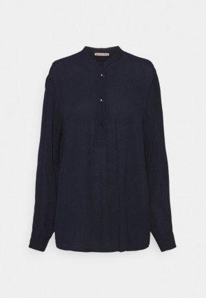 Anna Field Blouse Skjorta Dam Mörkblå | PCU-419658