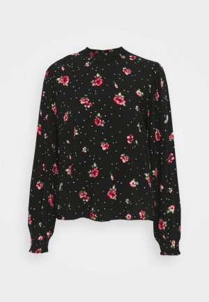 Anna Field Blouse Skjorta Dam Svarta | DML-816043