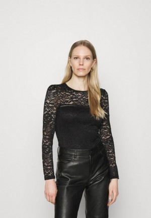 Anna Field Blouse Skjorta Dam Svarta | XUJ-905364