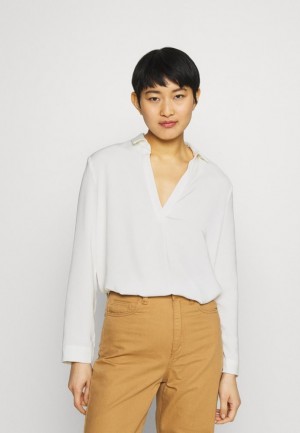 Anna Field Blouse Skjorta Dam Vita | UPY-901356