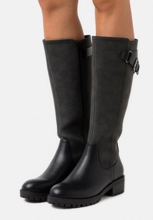 Anna Field Boots Stövlar Dam Svarta | YHV-751683