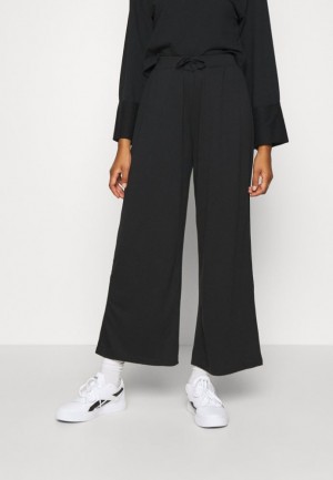 Anna Field Breda Fit Joggers Tracksuit Bottoms Långbyxor Dam Svarta | FKV-329167