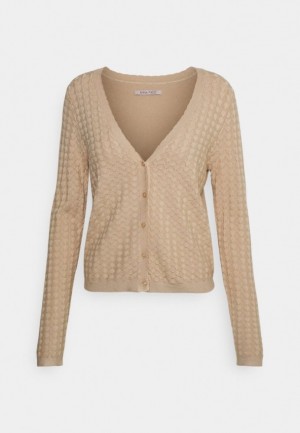 Anna Field Cardigan Kofta Dam Beige | MNS-619254