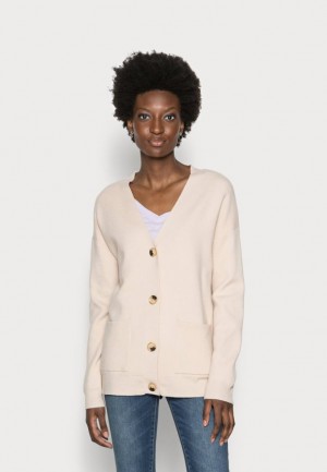 Anna Field Cardigan Kofta Dam Beige | PSN-231087